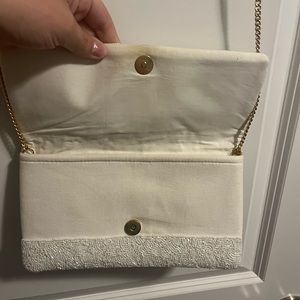 Francesca’s- Bride Beaded Clutch Purse